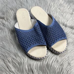 Ilse Jacobsen Blue Tulip Slide Sandals Size EU 39
